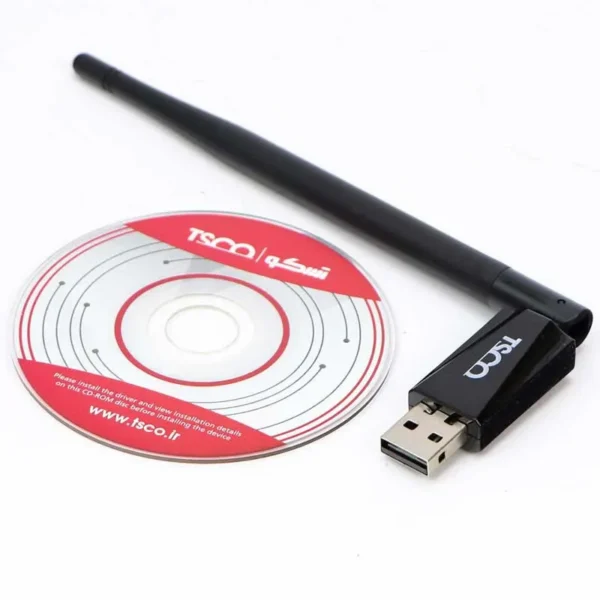 کارت شبکه مدل TW1010 برند TSCO تسکو  مشکی - آنتن دار - گارانتی توسن سیستم