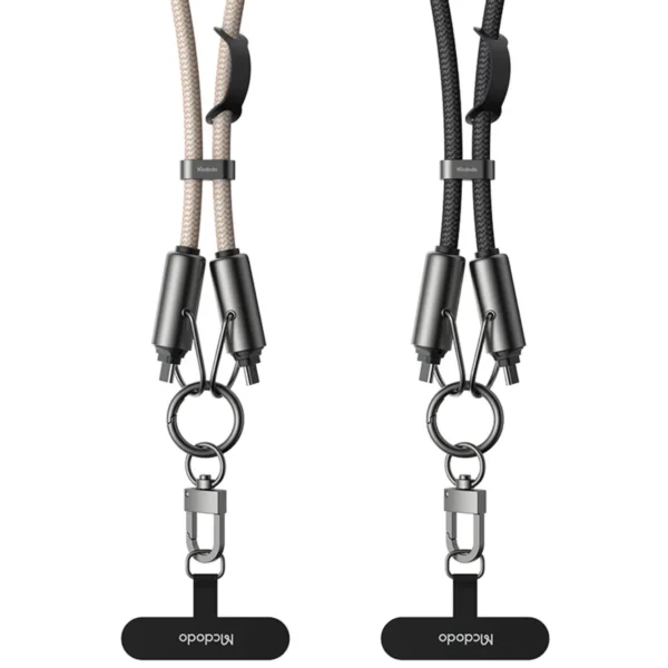 کابل شارژ TYPE C TO LIGHTNING مدل CA6821 برند MCDODO  خاکی - نگهدارنده موبایل گردنی - متراژ 1.2 - 36W