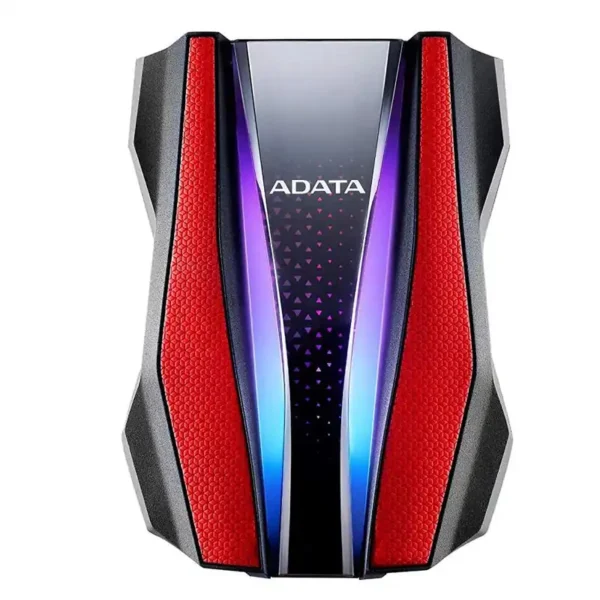 هارد HDD مدل HD770G 1TB برند ADATA   اکسترنال - قرمز - RGB - گارانتی آونگ