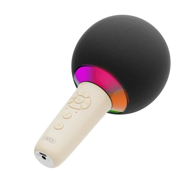 میکروفون اسپیکر مدل XO-BE50 برند XO نقره ای - KARAOKE - صدای جادویی - گارانتی صدراتیم