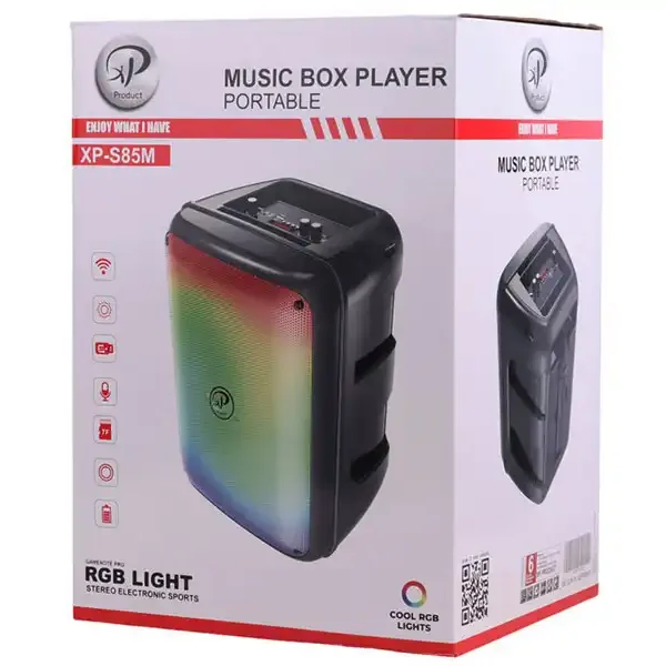 اسپیکر شارژی مدل S85 برند XP