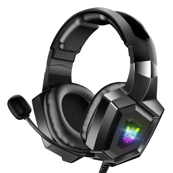 هدست  سیم دار گیمینگ  مدل K8 برند ONIKUMA اونیکوما  فیش استریو-تبدیل صدا-متراژ 2.1-مشکی