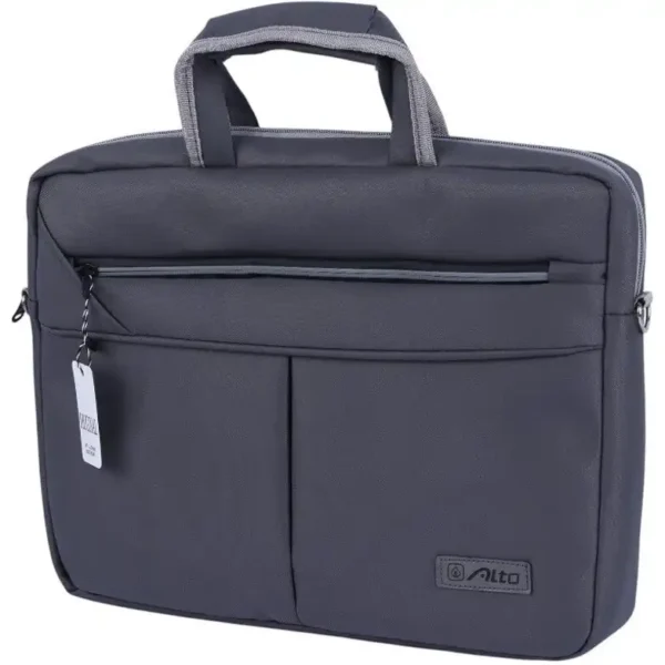 کیف لپ تاپ دستی مدل B0144 برند ALTO آلتو  خاکستری - 15.6 اینچ