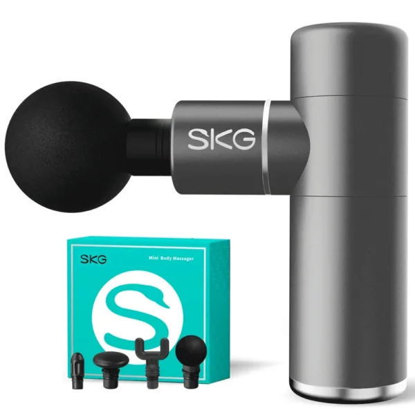 ماساژور تفنگی مدل MINI BODY F3-EN برند SKG  مشکی - MAH2200 - 10W