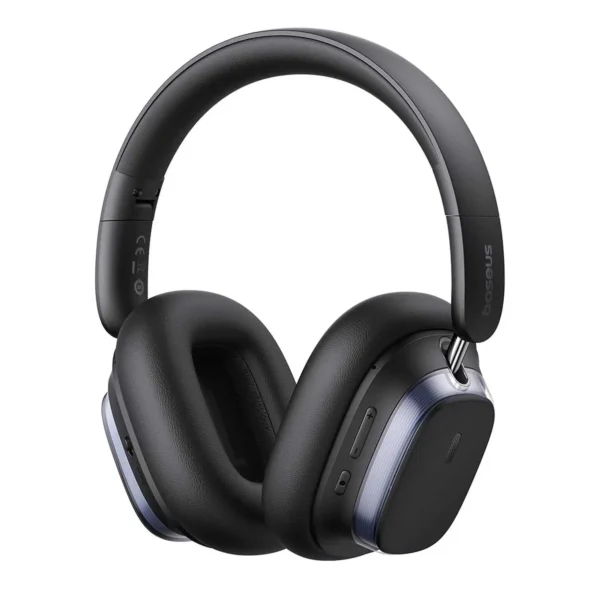 هدست بیسیم مدل H1S برند BASEUS بیسوس - مشکی  ANC - BT V5.4 - 120HRS TIME - گارانتی آونگ