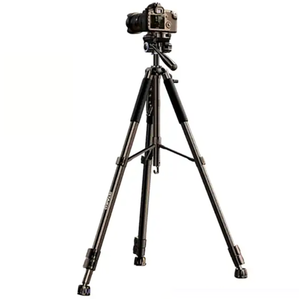 نگهدارنده 3 پایه دوربین مدل VT-860 برند RTAKO  مشکی - 170 سانتیمتر - کربن - گیره ای