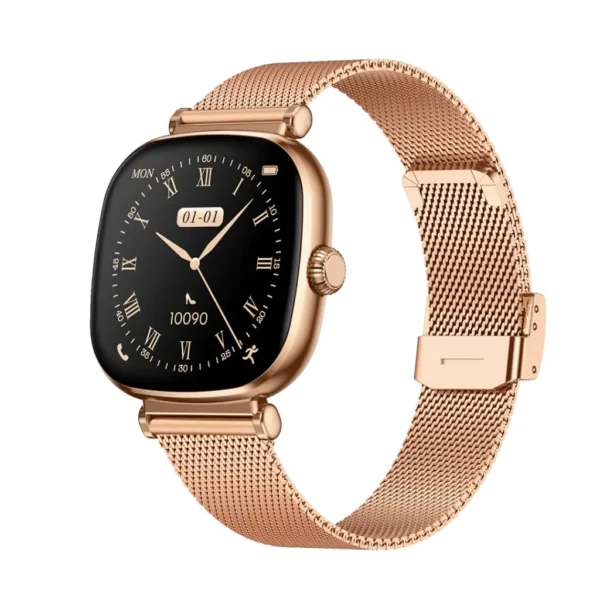 ساعت هوشمند مدل PRINCESS برند GREEN LION گرین لاین - طلایی  AMOLED - 7 DAYS - MAH 210 - 1000NITS- IP68