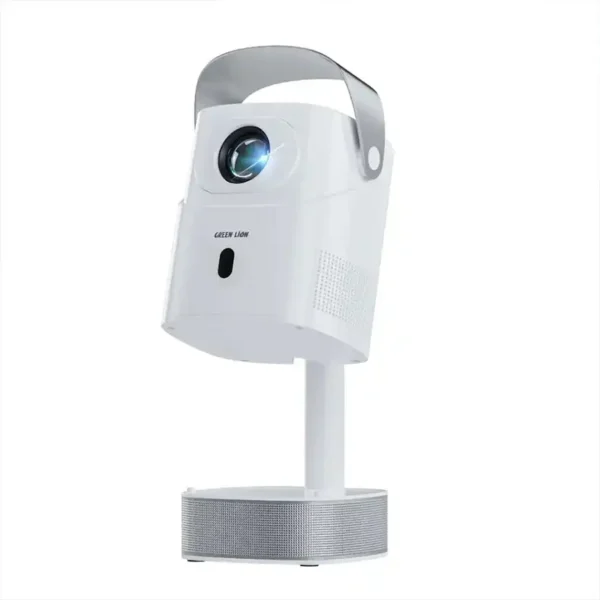 ويديو پرژکتور همراه مدل PLUTO (GL-PJ4K3) برند GREEN LION گرین لاین - سفید WIFI 6 - 4K SUPPORT - BT V5.0 - 40W