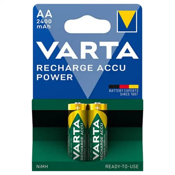 باتری قلم شارژی برند VARTA وارتا-MAH2400 دوتایی-اصلی