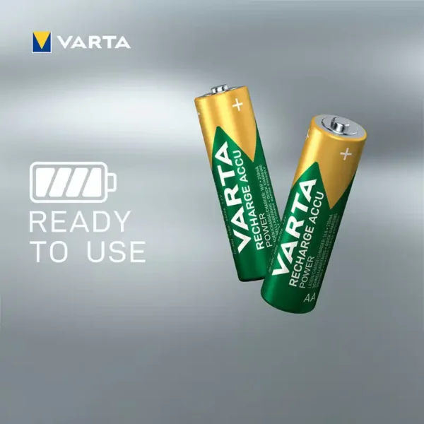 باتری نیم قلم شارژی برند VARTA وارتا-MAH1000 -دوتایی-اصلی