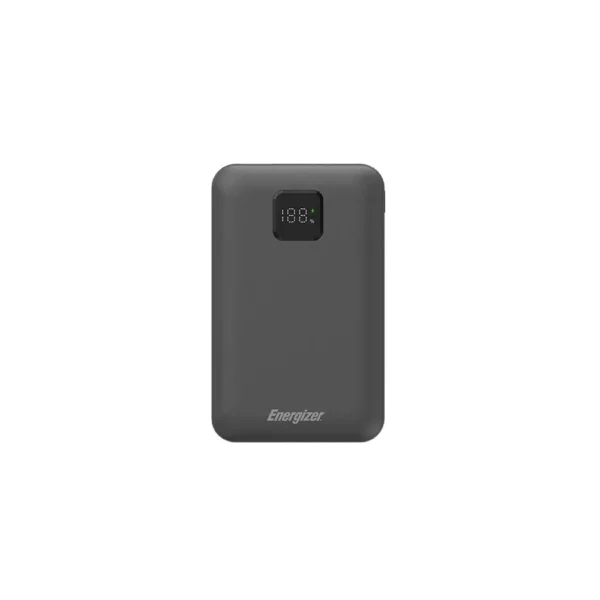 پاوربانک مدل UE10071PQ برند ENERGIZER انرجایزر-ظرفیت 10000 میلی آمپر-رنگ مشکی -PD-22.5W-LCD-گارانتی متین