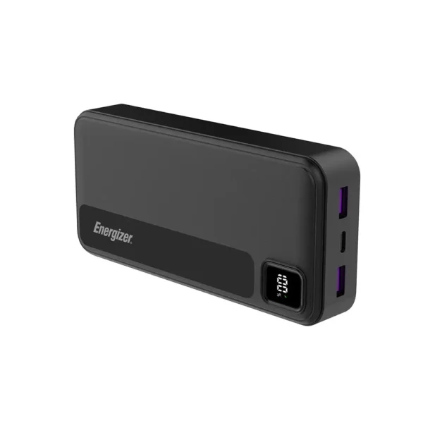 پاوربانک مدل UE20035PQ برند ENERGIZER انرجایزر 20000 میلی آمپر-رنگ مشکی- PD-LCD-22.5W-گارانتی متین