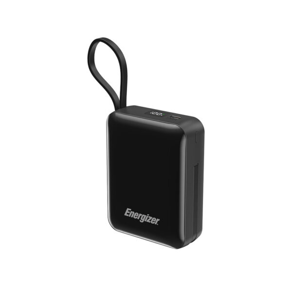 پاوربانک مدل UE20077PQ برند ENERGIZER انرجایزر 20000 میلی آمپر-رنگ مشکی- PD-LCD-35W-گارانتی متین