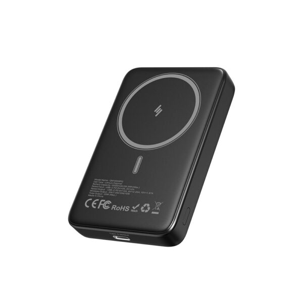 پاوربانک مدل QM10006 PQ برند ENERGIZER انرجایزر 10000 میلی آمپر-رنگ مشکی- مگسیف بیسیم-PD-20W-گارانتی متین