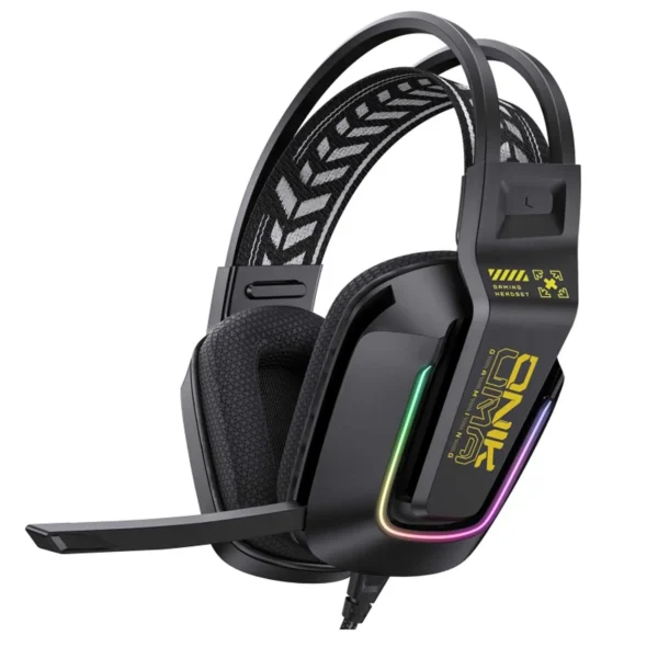 هدست سیم دار گیمینگ مدل X13 برند ONIKUMA اونیکوما -رنگ مشکی-جک 3.5+USB-نویز کنسلینگANC -گارانتی سریر سرویس