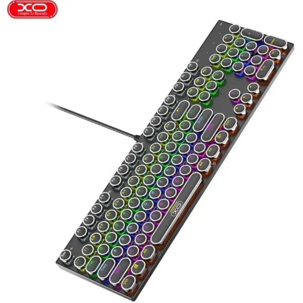کیبورد سیم دار گیمینگ مدل KB07 برند XO ایکس او -مکانیکال-رنگ مشکی-گارانتی تست و اصالت کالا