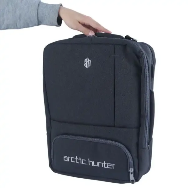 کیف کوله لپ تاپ مدل B0165 برند HUNTER هانتر  نوک مدادی - 15.6 اینچ
