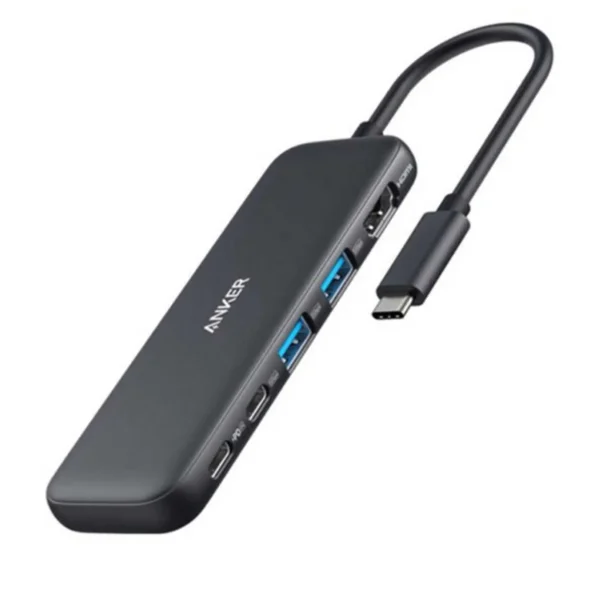 هاب TYPE C مدل A8355H11 برند ANKER انکر USB*2 - HDMI - TYPE C*2 - گارانتی ایستا