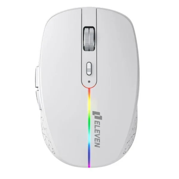 موس بیسیم مدل M913 برند ELEVEN الون  سفید - BT V5.0 -شارژی - گارانتی رایان آروند