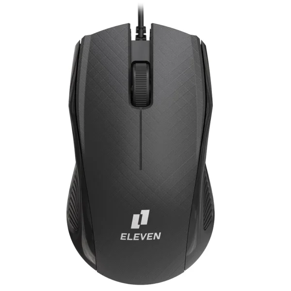 موس سیم دار مدل M601 برند ELEVEN الون  مشکی - گارانتی رایان آروند