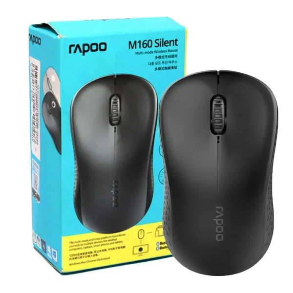 موس بیسیم + بلوتوث مدل M160 برند RAPOO رپو+گارانتی پانا