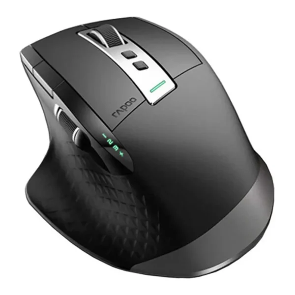موس بیسیم+بلوتوث مدل MT750S برند RAPOO  رپو+رنگ مشکی+گارانتی پانا