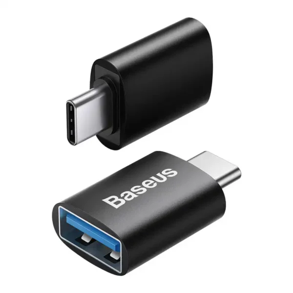 تبدیل OTG TYPE C  برند BASEUS بیسوس  آبی - USB3.0 - گارانتی آونگ