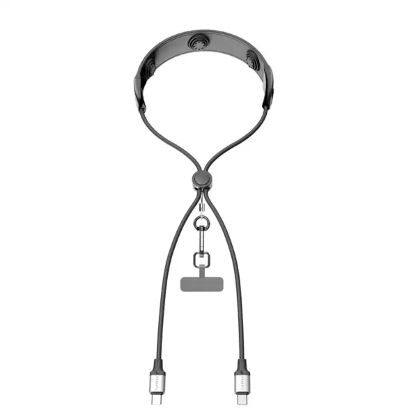 کابل شارژ TYPE C TO TYPE C مدل CA6580 برند MCDODO مکدودو - مشکی نگهدارنده گردنی موبایل - 100W