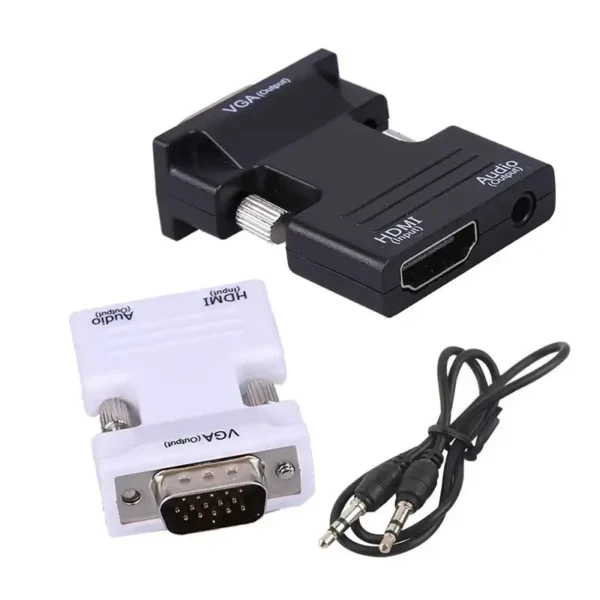 تبدیل سوکتی VGA TO HDMI پک خاکی