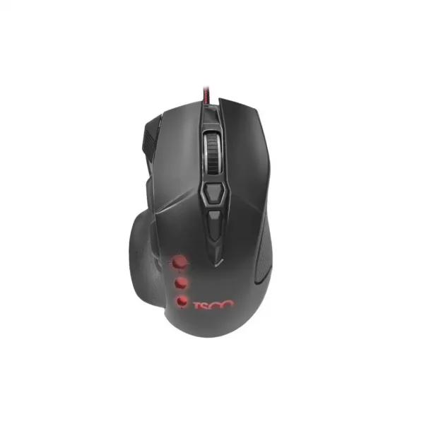 موس سیم دار گیم مدل TM2029 برند TSCO تسکو  -رنگ مشکی-8 کلید-گارانتی توسن سیستم