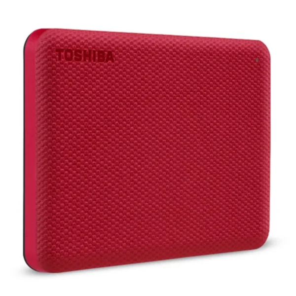 هارد HDD مدل CANVIO ADVANCE برند TOSHIBA توشیبا 4TB-اکسترنال-قرمز- گارانتی ماتریکس
