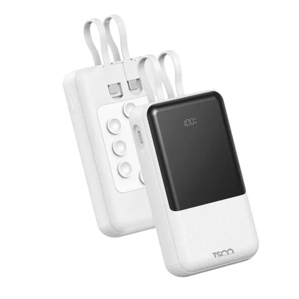 پاور بانک مدل TP963 برند TSCO تسکو MAH20000 - 18W - کابل متصل - گارانتی توسن سیستم