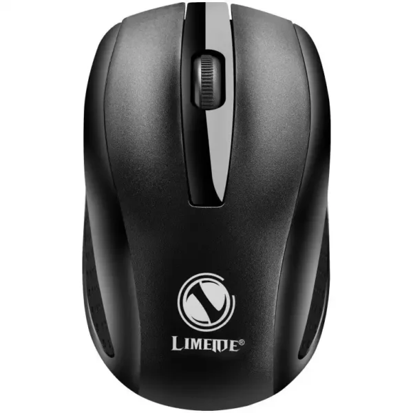موس بیسیم مدل Q1 برند LIMIED مشکی - کلید پاور
