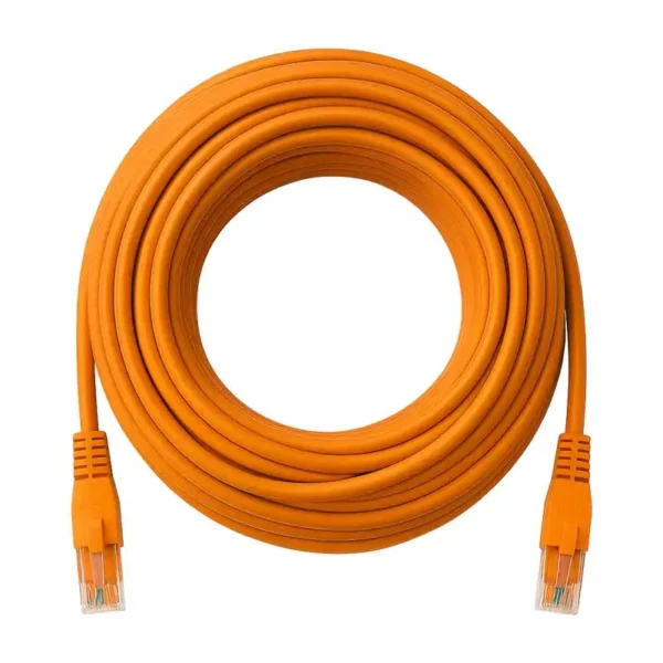 کابل شبکه CAT6 متراژ 15 متر برند VASEL واصل -رنگ نارنجی -گارانتی 36 ماهه واصل