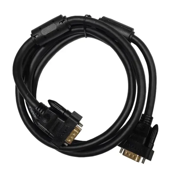 کابل VGA FULL COPPER متراژ 5 متر برند VASEL واصل-رنگ مشکی-گارانتی 36 ماهه واصل