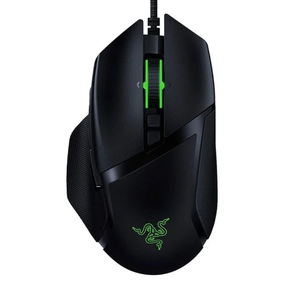 موس سیم دار گیم مدل BASILISK V3 برند RAZER ریزر-رنگ مشکی گارانتی 18 ماهه سیاره سبز(گرین)