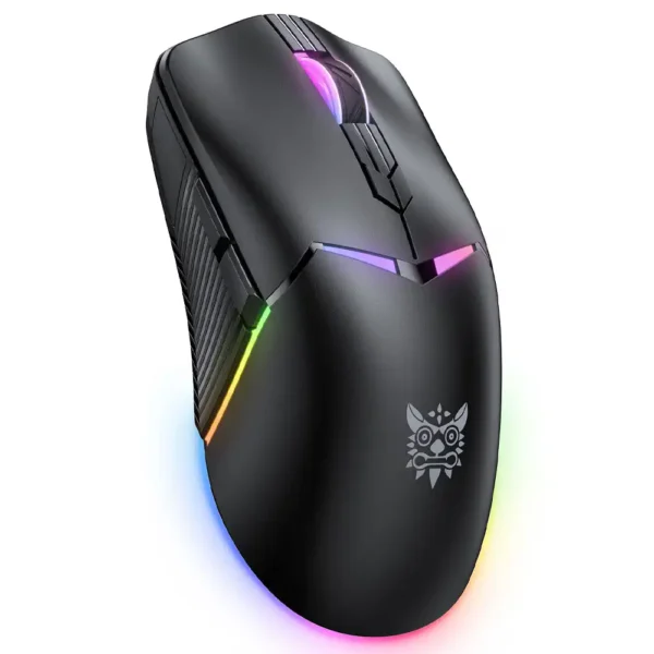 موس بیسیم گیمینگ مدل CW928 برند ONIKUMAاونیکوما- رنگ مشکی-سه حالته(دانگلUSB+بلوتوث+سیم )-گارانتی سریر سرویس