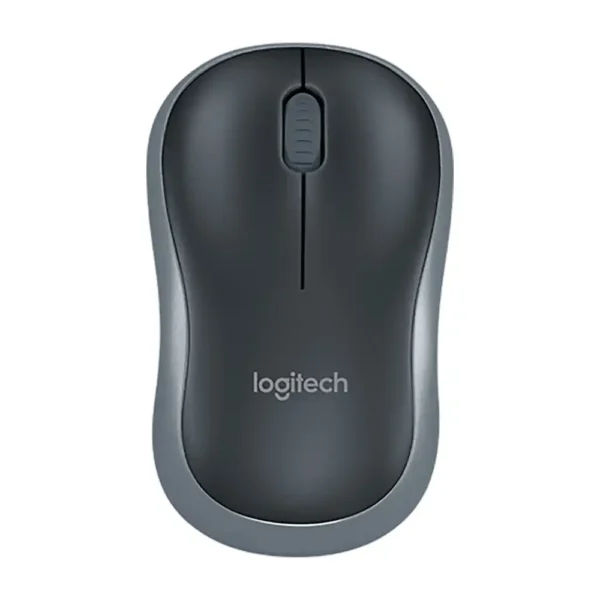 موس بیسیم مدل M185 برند LOGITECH لاجیتک  خاکستری تیره - گارانتی نیکان پاسارگارد
