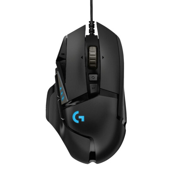 موس سیم دار گیمینگ مدل G502 HERO  برند LOGITECH لاجیتک  مشکی - DPI 25600 - RGB - گارانتی نیکان پاسارگارد
