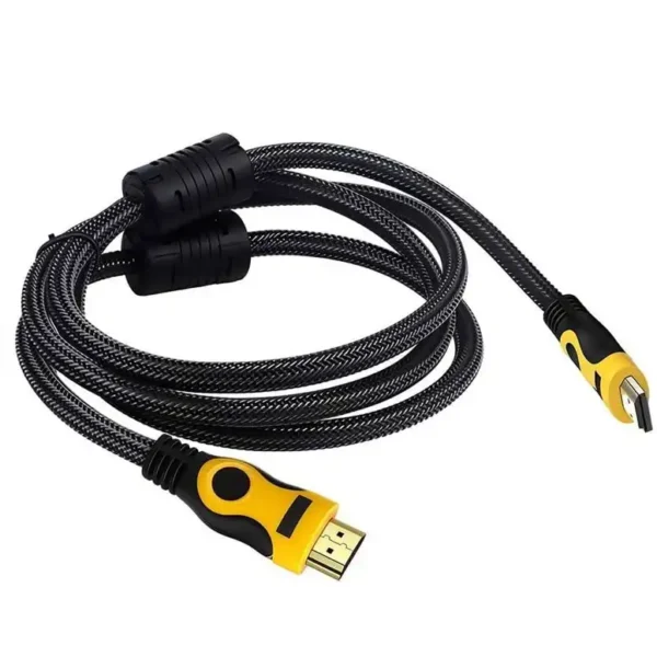 کابل HDMI  برند اکس پی XP کنفی+متراژ3+سوکت زرد