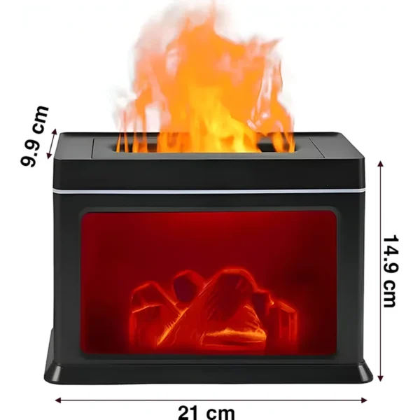 بخور و خوشبو کننده مدل KP-6007 برند HOLDMAY هولدمی - طرح شومینه مشکی - 300 میل - گارانتی تست و اصالت کالا