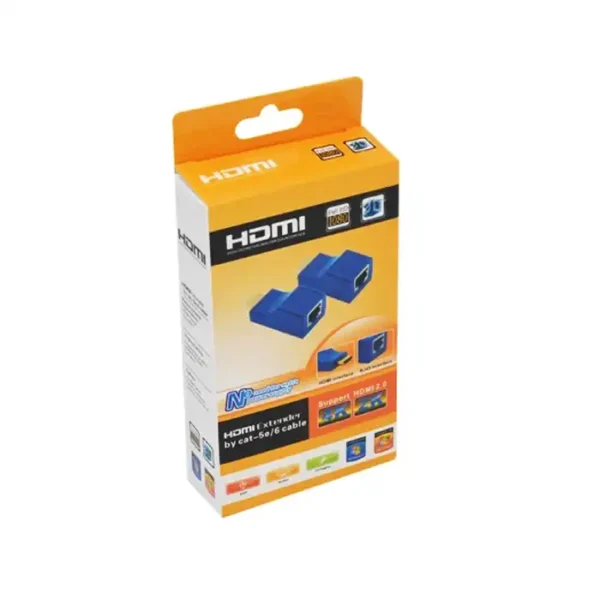 توسعه دهنده HDMI تحت شبکه برند IFORTECH  آیفورتک-متراژ30 متر-پک زرد -گارانتی تست و اصالت کالا