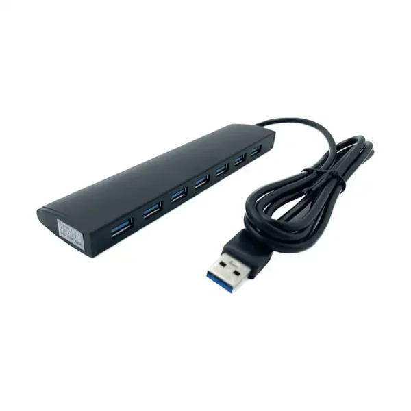 هاب 7 پورت USB3.0 مدل H12 برند K-NET کی نت کابل  1.2 متر