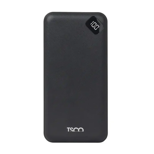 پاور بانک مدل TP829L برند TSCO تسکو- ظرفیت 10000 میلی آمپر-رنگ مشکی- گارانتی توسن سیستم