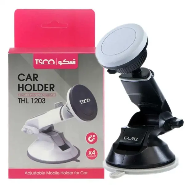 نگه دارنده موبایل مدل THL1203 برند TSCO تسکو-رنگ مشکی-گارانتی توسن سیستم