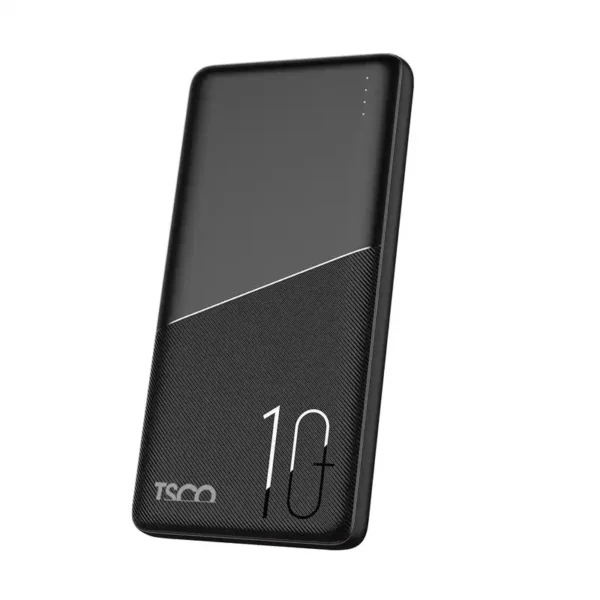 پاور بانک مدل TP911 برند TSCO تسکو  -ظرفیت 10000 میلی آمپر-رنگ مشکی -گارانتی توسن سیستم