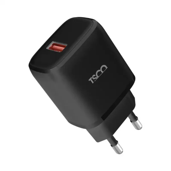 شارژر موبایل مدل TTC165  برند TSCO تسکو-رنگ مشکی-10.5 وات-تک پورت
