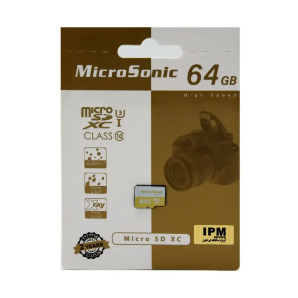 کارت حافظه MICROSONIC MICRO U3 64GB - سرعت V30