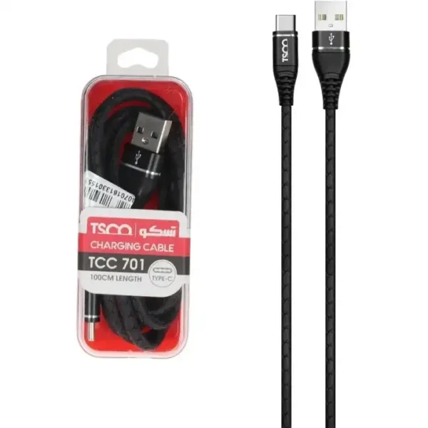 کابل شارژ TYPE-C مدل TCC701  برند TSCO تسکو-گارانتی توسن سیستم